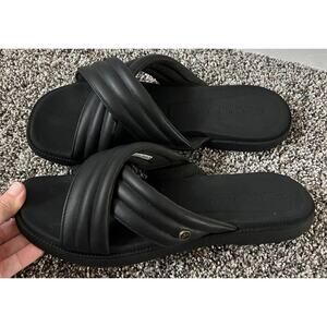 Reef lofty lux premium leather sandal women's size 10